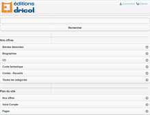 Tablet Screenshot of dricot.be